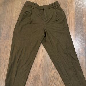 Banana Republic Olive Trousers 12p